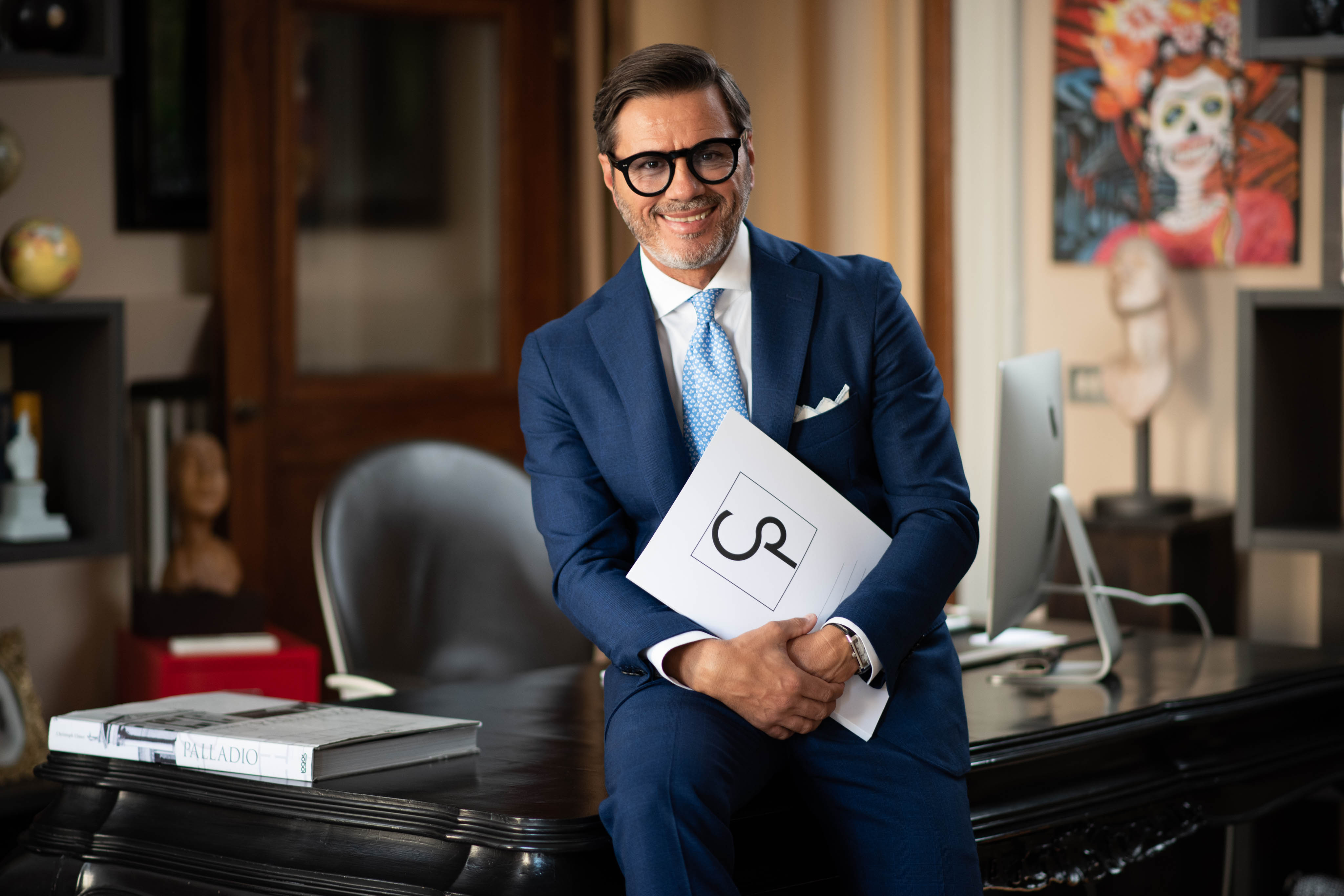 Massimo Pastore in studio